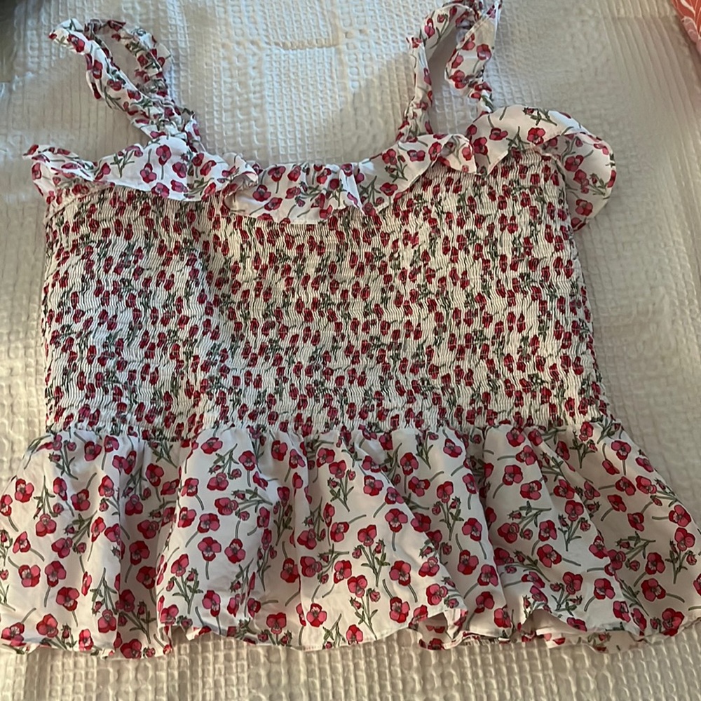 J. Crew Ruffle Top